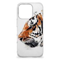 Smartphone hoesje iPhone 16 Pro Max Watercolor Tiger