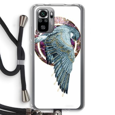 Golden Falcon: Xiaomi Redmi Note 10S Transparant Hoesje met koord
