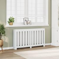 VidaXL Radiatorombouw 149x20x82 cm bewerkt hout wit