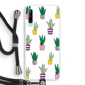 Sanseveria: Huawei P Smart Pro Transparant Hoesje met koord