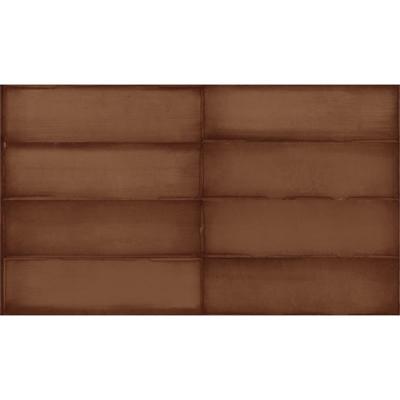 Wandtegel Estudio Ghent Copper Matt 6.9x24 cm Estudio