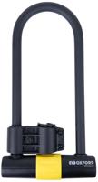 OXFORD Magnum U-slot met houder, Beugelslot voor de moto, 177 x 340 mm