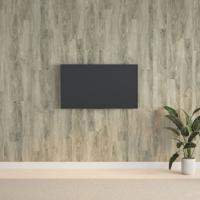 Wandpanelen houtlook 2,06 m PVC grijs