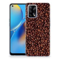 OPPO A74 4G Siliconen Case Koffiebonen