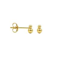 Karma Oorbellen Double Dots Goud