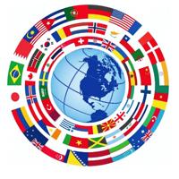 Bierviltjes Internationale vlaggetjes thema print - 25x stuks - karton - onderzetters - landen