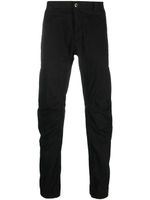 C.P. Company logo-patch tapered-leg trousers - Noir - thumbnail