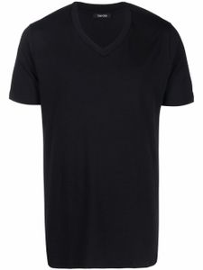 TOM FORD t-shirt cintré à col ras-de-cou - Noir