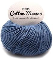 Drops Cotton Merino Uni Colour 16 Denimblauw