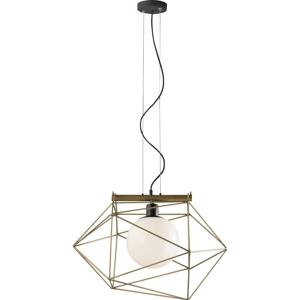 ECO-Light ABRAXAS I-ABRAXAS-S1 ORO Hanglamp E27 60 W Goud, Zwart