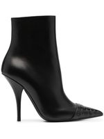 TOM FORD bottines en cuir à bout pointu - Noir - thumbnail