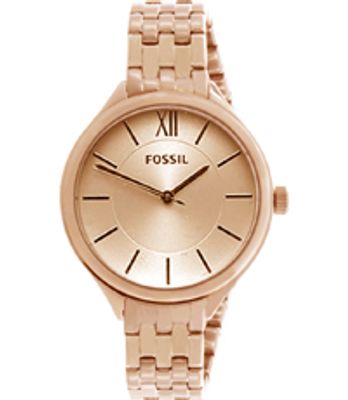 Horlogeband Fossil BQ3049 Roestvrij staal (RVS) Rosé 14mm