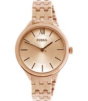 Horlogeband Fossil BQ3049 Roestvrij staal (RVS) Rosé 14mm