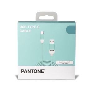 Celly - USB-Kabel Type-C, 1,5 meter, Groen - Rubber - Celly Pantone