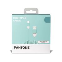 Celly - USB-Kabel Type-C, 1,5 meter, Groen - Rubber - Celly Pantone - thumbnail