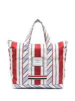 Thom Browne sac cabas à rayures signature - Rouge - thumbnail