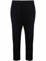 Rick Owens pantalon de tailleur court - Noir