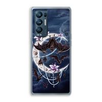 Vleermuizen Maan: Oppo Find X3 Neo Transparant Hoesje