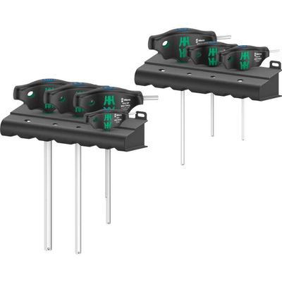Wera 454/7 HF Set 1 Stiftsleutelset T-greep Hex-Plus schroevendraaier