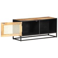 The Living Store - Massief mangohouten TV-meubel - Hifi-kast - 90 x 30 x 40 cm - Rustieke charme - thumbnail