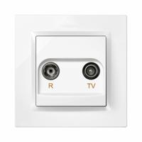Antenneaansluiting voor tv en radio Simon Plastic