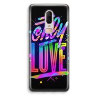 Only Love: OnePlus 6 Transparant Hoesje