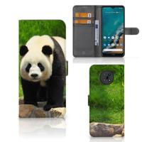 Nokia G50 | Telefoonhoesje | Met pasjeshouder | Panda