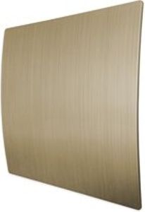 Whisper Pro-design Badkamerventilator - Ø125mm - Met Nalooptimer + Vochtsensor - Kunststof - Goud