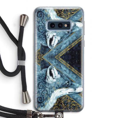 Golden Fox: Samsung Galaxy S10e Transparant Hoesje met koord