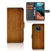 Xiaomi Poco F2 Pro | Book Style Case | Donker Hout