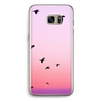 Fly away: Samsung Galaxy S7 Edge Transparant Hoesje