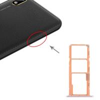 SIM-kaart lade + SIM-kaart lade + micro SD-kaart lade voor Huawei Y5 (2019) (goud)