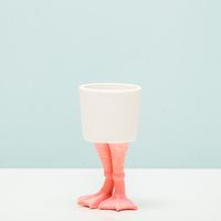 Bloempot met flamingopoten - Klein