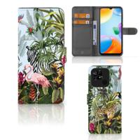 Telefoonhoesje | Met pasjeshouder | voor Xiaomi Redmi 10C Jungle Telefoonhoesje | Met pasjeshouder | voor Xiaomi Redmi 10C Jungle