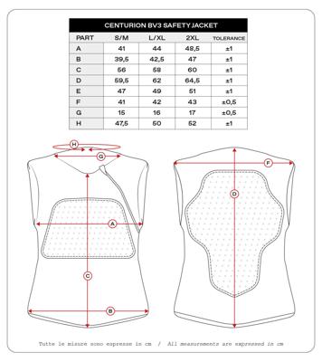 UFO PLAST protector vest "centurion bv3" protector vest ufo bv3 centurion black xxl
