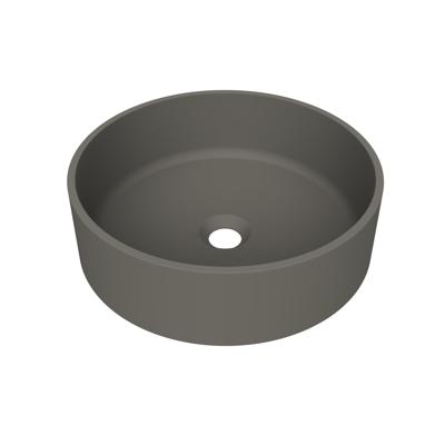 Arcqua Case Opbouw Waskom Rond 40 Mat Quartz Grijs