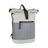 New Rebels Bowie New York Lichtgrijs 21L Rugzak Rolltop Reflectie Waterafstotend Laptop 15.6" New Rebels Bowie New York Lichtgrijs 21L Rugzak Rolltop Reflectie Waterafstotend Laptop 15.6"