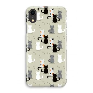Katten: iPhone XR Volledig Geprint Hoesje