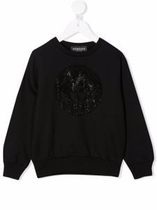 Versace Kids sweat à logo - Noir