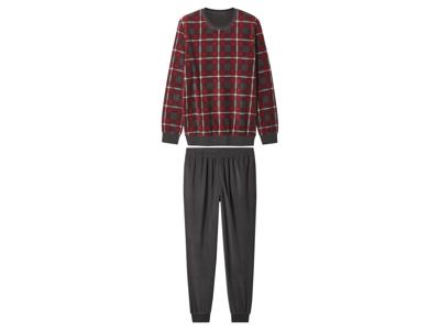esmara Men Fleece heren pyjama (Antraciet, XL)