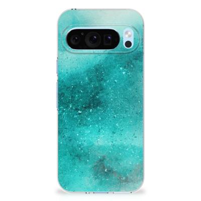 Hoesje maken Google Pixel 9 | 9 Pro Painting Blue Hoesje maken Google Pixel 9 | 9 Pro Painting Blue