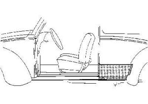 Oversizedeel Vw Kever Paneelplaat 2d 580142