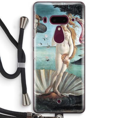 Birth Of Venus: HTC U12+ Transparant Hoesje met koord