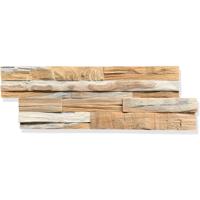 Houtstrips 3D Teakhout Madini 50x18cm