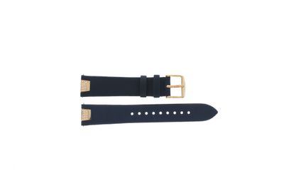 Horlogeband Fossil ES3887 / Riley Leder Blauw 18mm