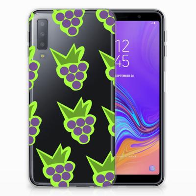 Samsung Galaxy A7 (2018) | Siliconen Case | Druiven