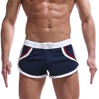 Voor heren Hardloopshorts Atletische shorts Sportbroek Marathon 1/3 shorts Trekkoord Streep-Trim Kleding Onderlichaam Sportief Sportkleding Zomer Ademend Sneldrogend Zacht Fitness Sportschooltraining Lightinthebox