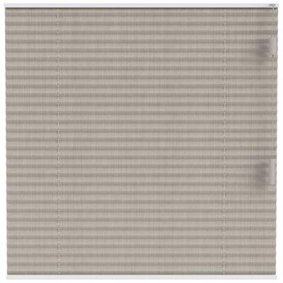 Leen Bakker - Fenstr Plisségordijn Edinburgh Enkel 20mm Transparant - Zand (25313) - Polyester - Beige - 120x10x10 Cm