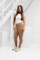Malelions Limited Legging Dames Taupe - Maat XS - Kleur: Taupe | Soccerfanshop