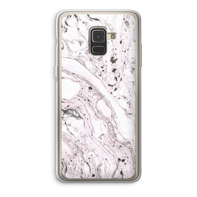Mengelmoes: Samsung Galaxy A8 (2018) Transparant Hoesje